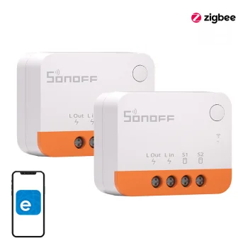 Išmanusis ZigBee jungiklis Sonoff ZBMINIL2, 2 vnt.