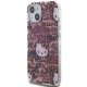 Hello Kitty iPhone 15 dėklas IML Tags Graffiti, rožinis
