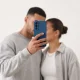 Dėklas Tech-Protect Icon telefonui Samsung Galaxy A17 4G / 5G, mėlynas