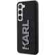 Karl Lagerfeld dėklas Samsung Galaxy S23 telefonui 3D Rubber Glitter Logo, juodas