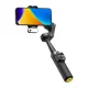 Aochuan X3 vaizdo stabilizatorius su AI jutikliu ir šviesa, juodas