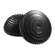 4FIZJO Sensory Hemisphere with Spikes for Rehabilitation and Foot massage, Set of 2 pcs., Black