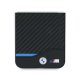 BMW Carbon Blue Line dėklas, skirtas Samsung Galaxy Z Flip 6, juodas