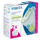 Vandens filtravimo ąsotis Brita Style eco, 2.4 l, su 2 MAXTRA PRO kasetėmis, šviesiai žalias