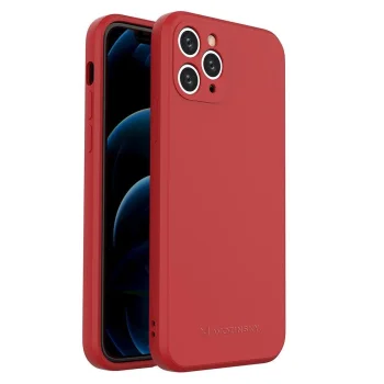 Apsauginis dėklas Apple iPhone 11 Pro, Wozinsky Silicone, raudonas