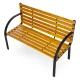 Medinis sodo suolas su atlošu MultiGarden 122x57 cm