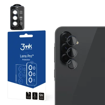 3mk Lens Protection Pro hibridinis kameros stiklas Samsung Galaxy A37 / A57 5G, juodas