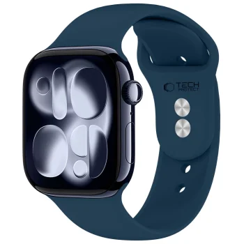 Tech-Protect Silicone Strap for Apple Watch 40 / 41 / 42 mm, Navy Blue