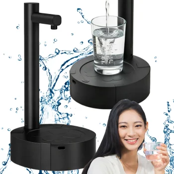 Automatinis vandens siurblys-dozatorius 18.9 l talpoms, USB, su stovu, juodas