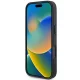 Mercedes Textured And Plain Leather MagSafe dėklas iPhone 16 Pro telefonui, juodas