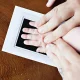Mess-Free Baby Handprint or Footprint Kit, 8x12.5 cm, Blue