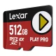 Atminties kortelė Lexar PLAY Pro microSD Express 7.1 512GB