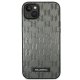 Karl Lagerfeld Saffiano Mono Metal Logo Case for iPhone 14, Gray