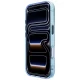 BMW M IML Frosted Metal Logo MagSafe dėklas skirtas iPhone 17/18 Pro Max, mėlynas