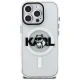 Karl Lagerfeld IML Choupette Sketch MagSafe dėklas iPhone 16 Pro Max, skaidrus