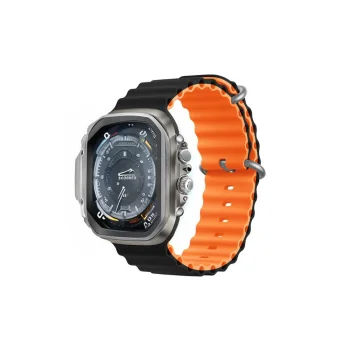 Devia Deluxe Sport6 apyrankė Apple Watch 38/40/41/42mm, juoda/oranžinė