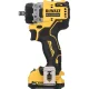 Akumuliatorinis gręžtuvas-suktuvas DeWalt DCD703L2T-QW 12V 2x 3.0Ah