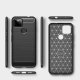 Google Pixel 5a 5G dėklas Carbon Flexible Cover, juodas