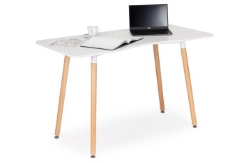 Modernhome KJOD-01 skandinaviško stiliaus rašomasis stalas, baltas