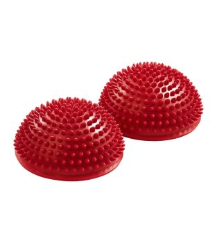4Fizjo 131 Sensory Half-Spheres for Rehabilitation, 16 cm, 2 pcs, Red