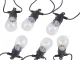 Sodo girlianda 15 LED, šiltai balta šviesa, 15 m