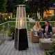 Dujinis terasos šildytuvas MultiGarden 147361, 11.5 kW, 180 cm su uždangalu