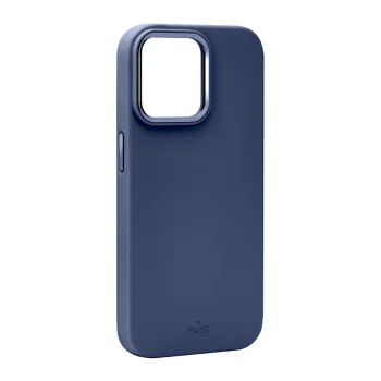 Puro Icon Mag Pro MagSafe silikoninis dėklas, skirtas iPhone 15 Pro Max, tamsiai mėlynas