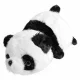Dvipusis pliušinis žaislas Panda ir Pingvinas, 25 cm