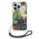 Guess dėklas iPhone 14 Pro Max telefonui su riešo juostele, mėlynas