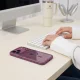 Tech-Protect Magmat Magsafe CC dėklas skirtas iPhone 17 Pro Max / 18 Pro Max, bordo