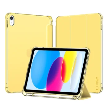 Dėklas Tech-Protect SC Pen Hybrid iPad 10 (2022), geltonas / skaidrus