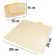 Bakalu Picnic and Beach Blanket 200x200 cm, Yellow Checkered
