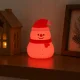 Silikoninis LED naktinis šviestuvas „Senis besmegenis“, USB, balta / raudona