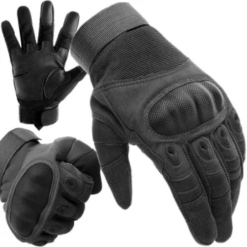 Trizand Touchscreen Tactical Gloves, Size XL, Black
