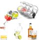 Ice Ball Maker Mold for 4 Spheres, Transparent