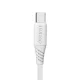 Dudao USB / USB Type C Fast Charging Data Cable 6A 1m, White