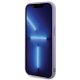 Guess dėklas iPhone 15 Pro telefonui Sequin Script Metal, violetinis
