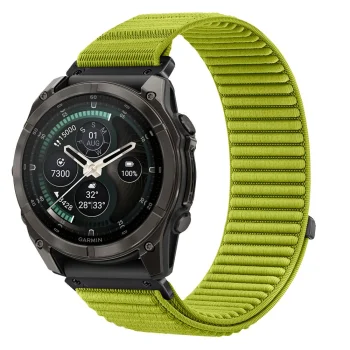 Tech-Protect NylonLoop strap for Garmin Fenix (51 mm), lime