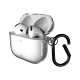 Dėklas ausinėms Puro 0.3 Nude, skirtas AirPods 4, skaidrus
