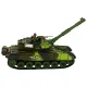 Nuotoliniu būdu valdomas tankas RC War Tank 9993 2.4 GHz, miško kamufliažas