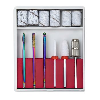 Manicure and Pedicure Drill Bit Set, 12 Pieces