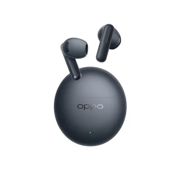 Belaidės į ausis įstatomos ausinės Oppo Enco Air5s su ANC, Bluetooth 6.0, juodos