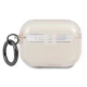 Karl Lagerfeld „AirPods Pro“ dėklas „Glitter Karl\'s Head“, auksinis