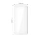Apsauginis stiklas Tech-Protect Glass UV+ Xiaomi Redmi Note 15 Pro+ 5G (2 vnt.)