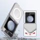 Dėklas Tech-Protect FlexAir Hybrid MagSafe skirtas Samsung Galaxy Z Flip 6 / 7 FE, skaidrus