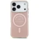Karl Lagerfeld IML Karl RSG Logo MagSafe dėklas iPhone 17 Pro, Rožinis