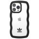 Adidas OR Wavy dėklas iPhone 13 / 13 Pro, juodas/skaidrus