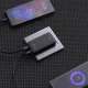 Tinklo įkroviklis Dudao A65Q GaN 65W, USB-C ir USB-A, Power Delivery, juodas