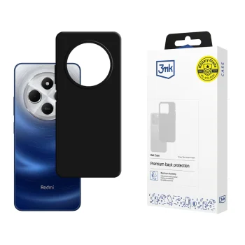 Dėklas Xiaomi Redmi 14C telefonui 3mk Matt Case, juodas
