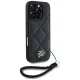 Karl Lagerfeld Quilted Initial Logo dėklas iPhone 16 Pro Max, juodas